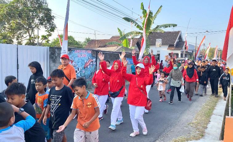 Peringati HBN, Ribuan Masyarakat Kedungbunder Ikuti Jalan Sehat Bersama